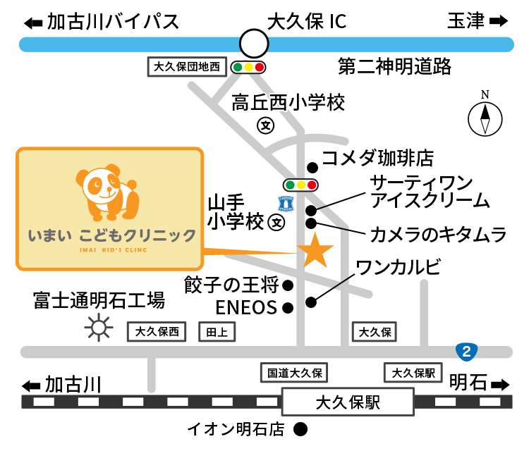 周辺地図イラストマップ